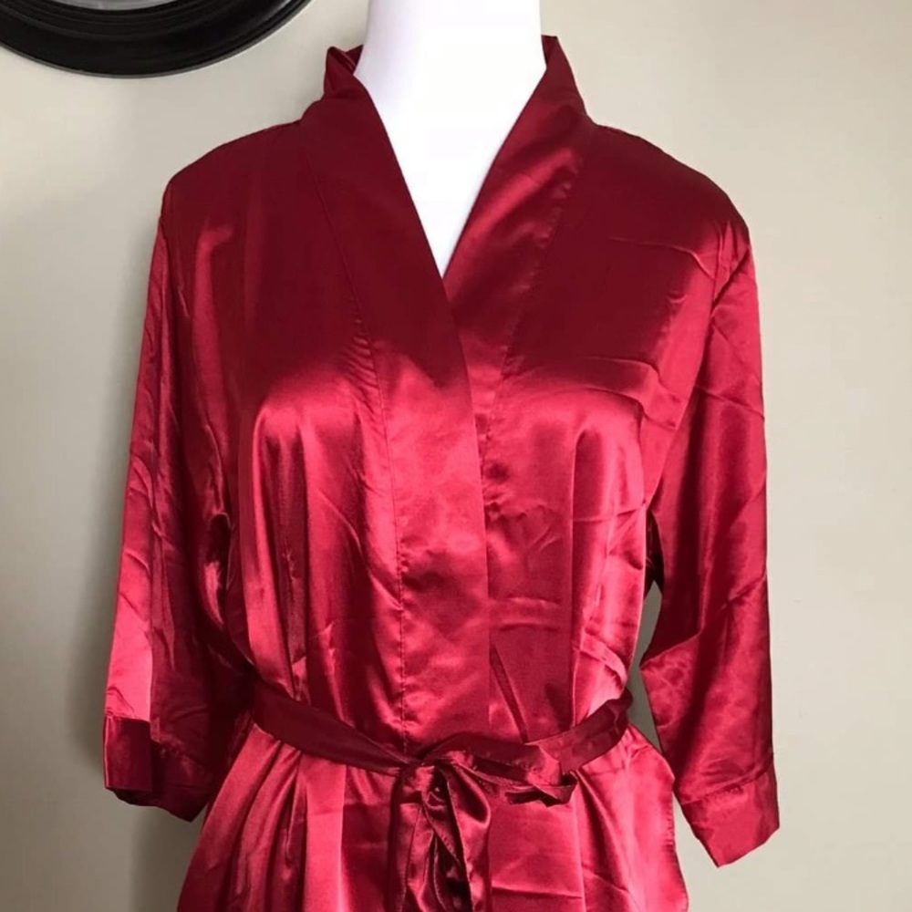 BURGUNDY BRIDESMAID ROBE